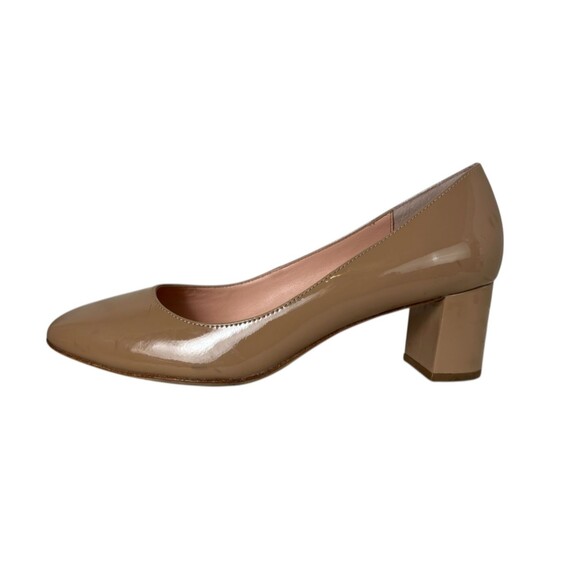 Kate Spade NY Nude Patent Leather Low Heel Pumps  Size 6.5  Officecore Neutral - Picture 7 of 13